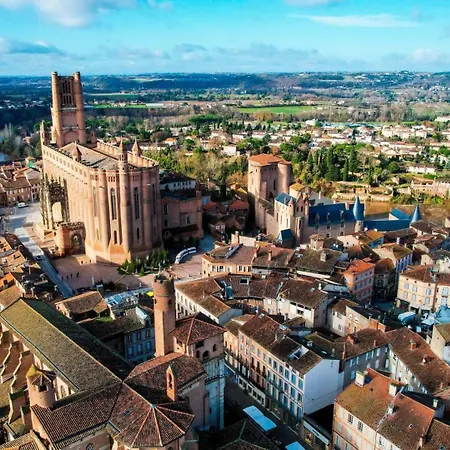 T3 Cosy Climatise A Albi Avec Terrasse, & Parking Daire